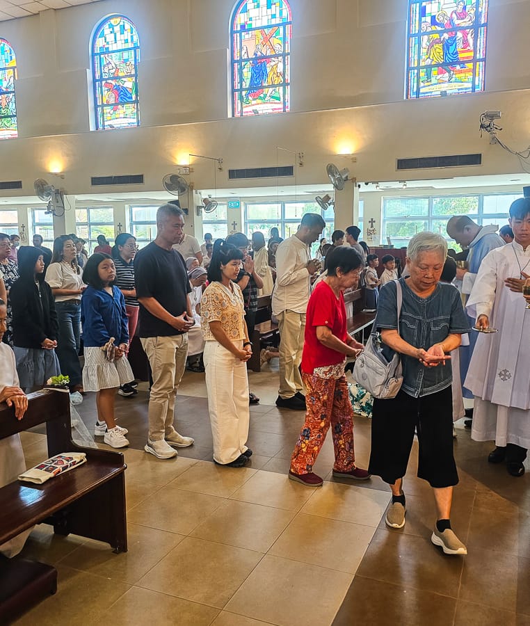 Opening of Rosary Garden